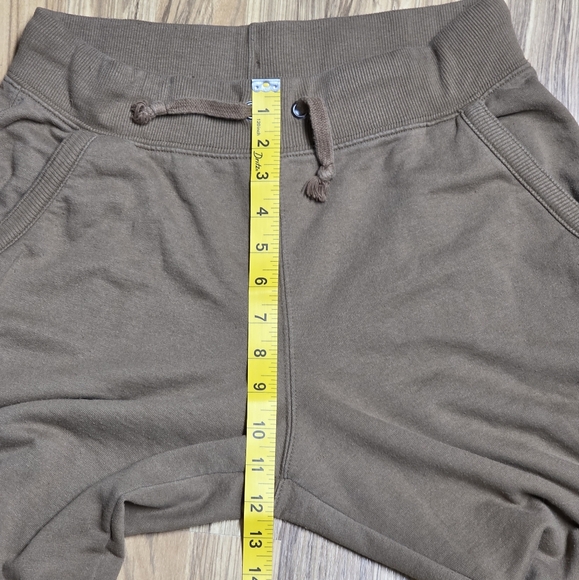 Champion Joggers Fleece Athletic Sweatpants Women's Size M Brown Pink Logo - Picture 6 of 6